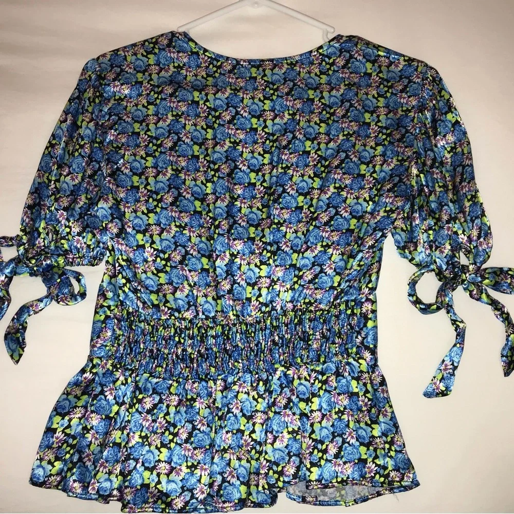 Topshop floral viscose blouse - Picture 6 of 8